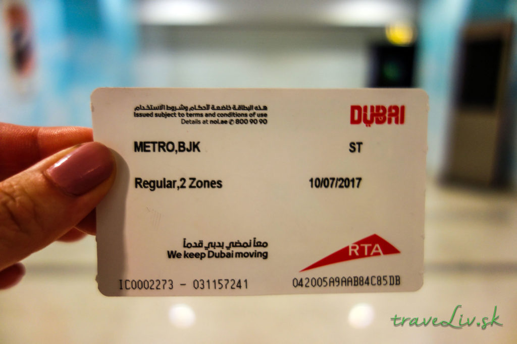 Metro karta Dubaj