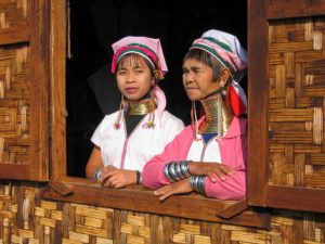 Myanmar long neck women